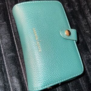 Nanette Lepore green Leather Wallet